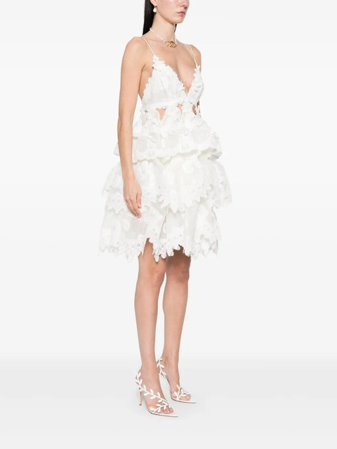 ZIMMERMANN Crush mini dress - White - zdjęcie produktu nr 2