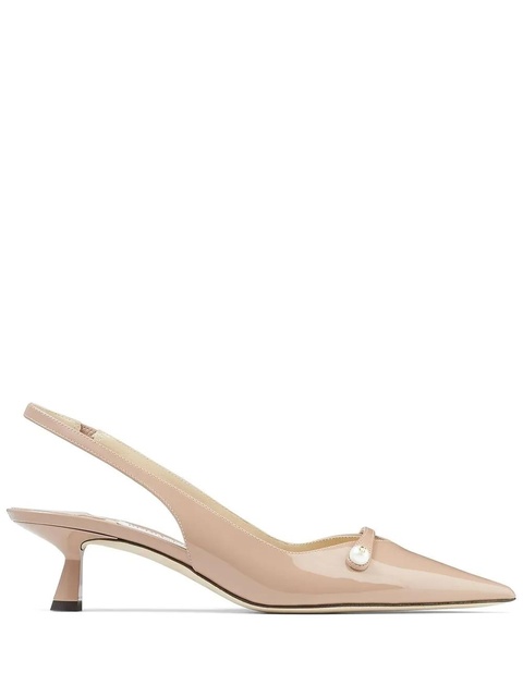 Jimmy Choo 45mm Amita slingback pumps - Pink - zdjęcie produktu nr 1