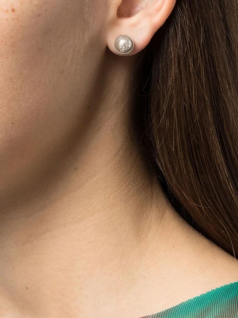 Vivienne Westwood Orb stud earrings - Silver - zdjęcie produktu nr 1
