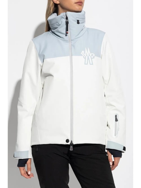 Moncler Grenoble high neck zipped jacket - White - zdjęcie produktu nr 2