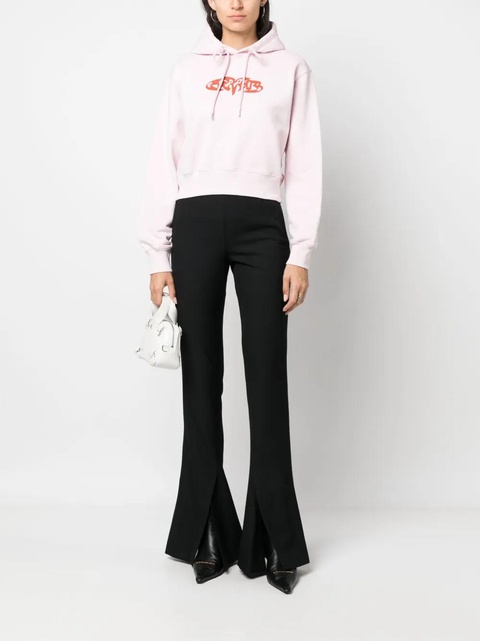 AMBUSH cropped cotton hoodie - Pink - zdjęcie produktu nr 2