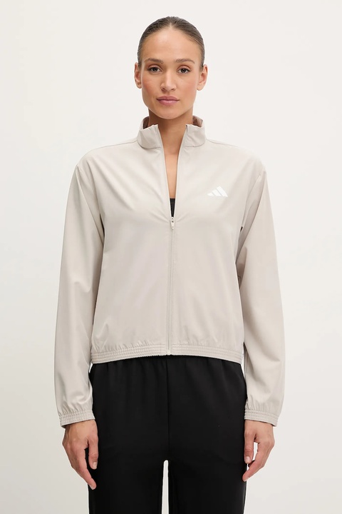 adidas Performance bluza treningowa Train Essentials damska kolor beżowy wzorzysta JE6173 - zdjęcie produktu nr 1