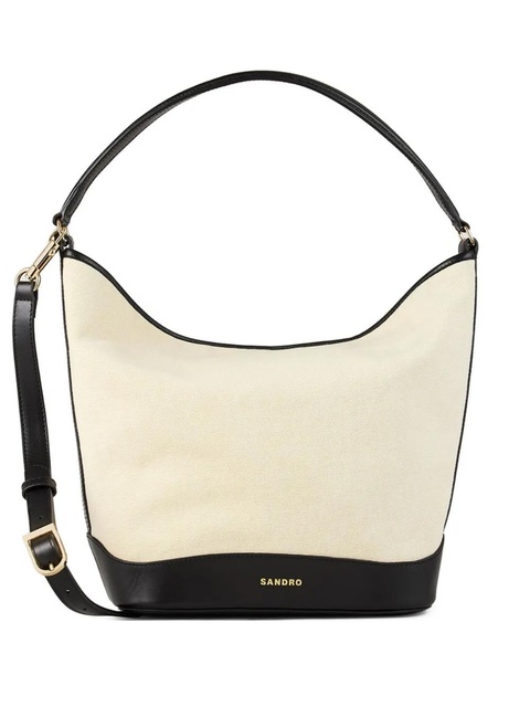 SANDRO Tangoso bucket bag - White - zdjęcie produktu nr 1