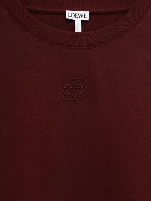 LOEWE embroidered-logo T-shirt - Purple - zdjęcie produktu nr 2