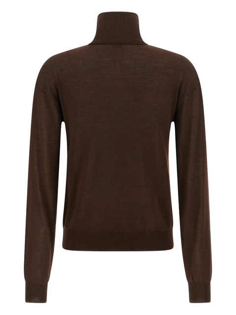 Saint Laurent turtleneck sweater - Brown - zdjęcie produktu nr 2