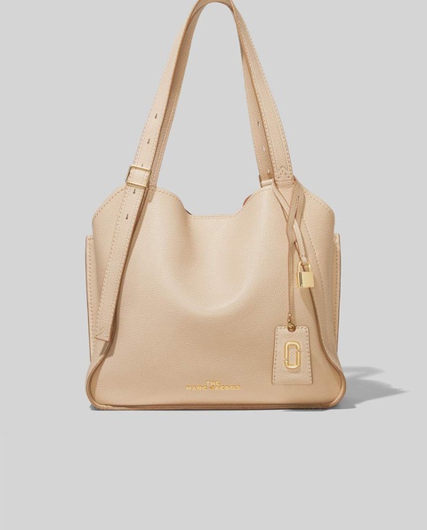 THE MARC JACOBS - Beżowa skórzana torba The Director - zdjęcie produktu nr 1