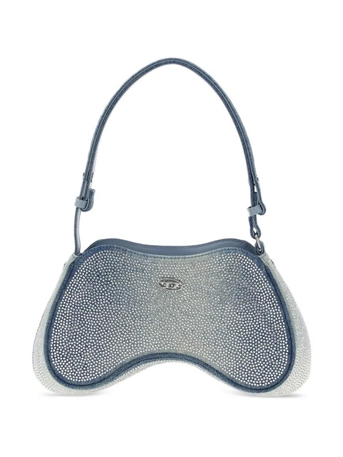 Diesel rhinestone-embellished shoulder bag - Blue - zdjęcie produktu nr 1