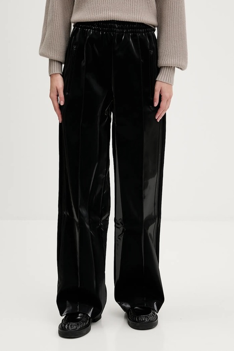 adidas Originals spodnie dresowe Holiday Tp damskie kolor czarny gładkie JV7503 - zdjęcie produktu nr 1