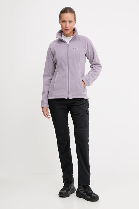 Columbia bluza sportowa Benton Springs kolor różowy gładka 1372111 - zdjęcie produktu nr 2