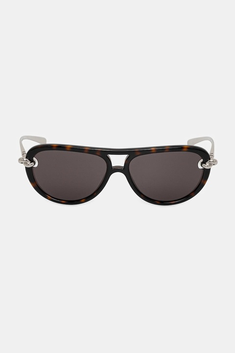 Bottega Veneta okulary przeciwsłoneczne damskie kolor srebrny BV1418S - zdjęcie produktu nr 2