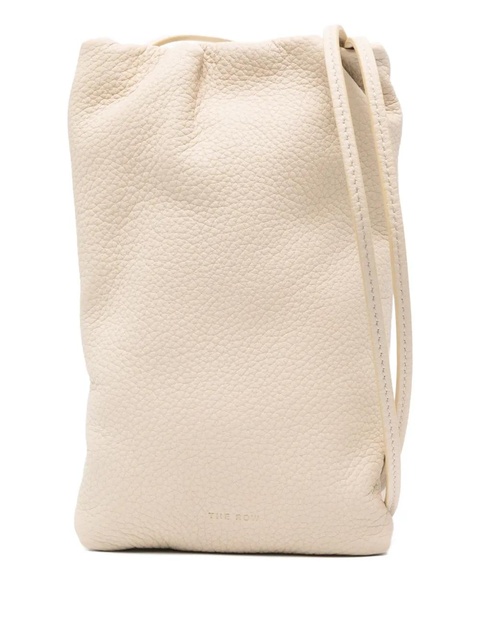 The Row grained-leather phone case - Neutrals - zdjęcie produktu nr 1