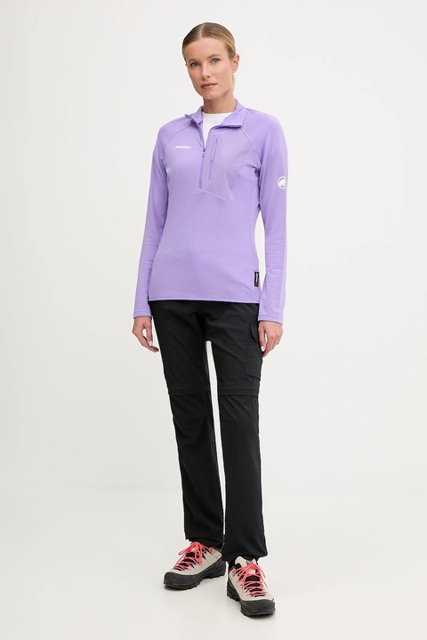 Mammut bluza sportowa Aenergy Light kolor fioletowy z aplikacją 1014-05531 - zdjęcie produktu nr 2