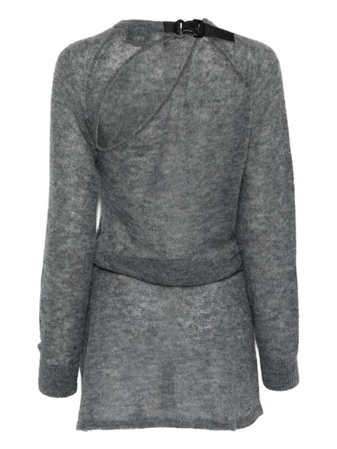 Coperni cut-out knitted dress - Grey - zdjęcie produktu nr 2