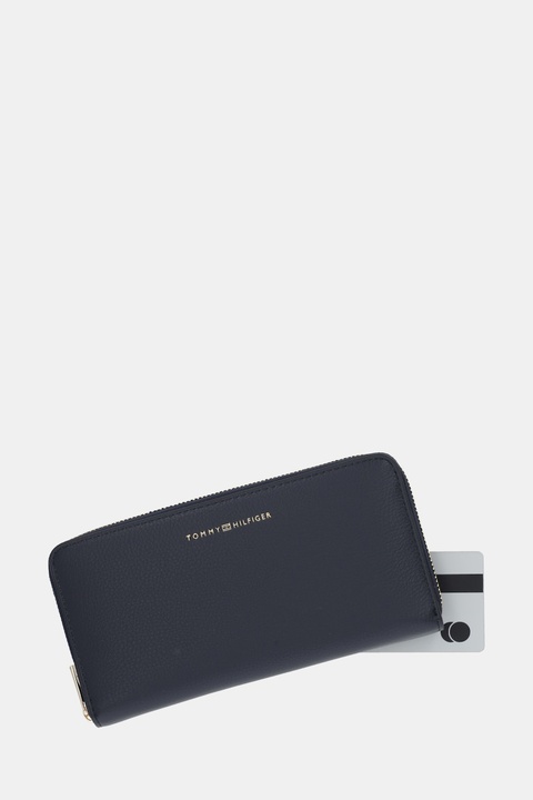 Tommy Hilfiger portfel damski kolor granatowy AW0AW18125 - zdjęcie produktu nr 1