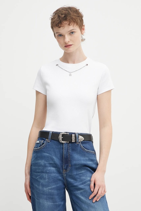 HUGO t-shirt damski kolor biały 50549392 - zdjęcie produktu nr 1