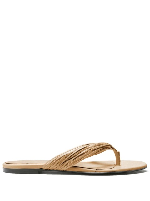 Proenza Schouler pleated thong sandals - Neutrals - zdjęcie produktu nr 1