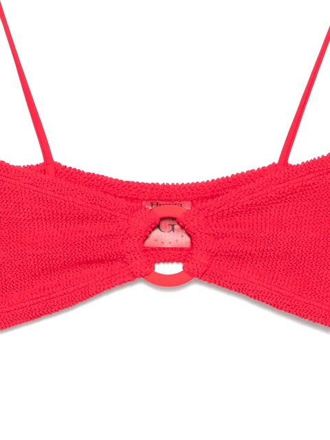 Hunza G Misty hoop-detail bikini - Red - zdjęcie produktu nr 2