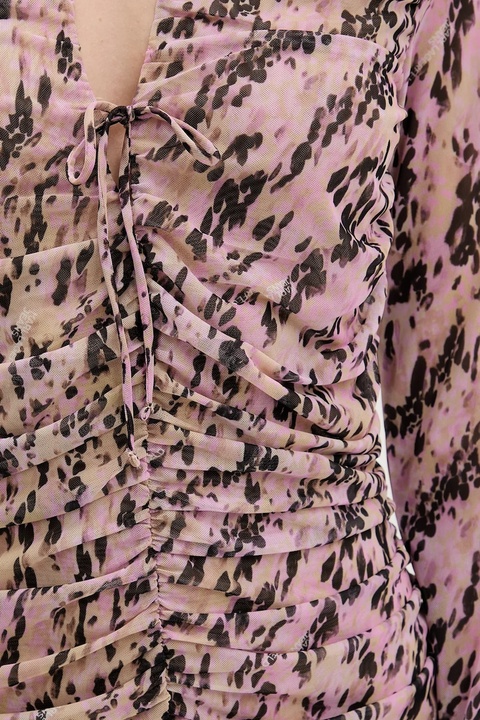 Karl Lagerfeld Jeans sukienka kolor różowy mini dopasowana B1W13046 - zdjęcie produktu nr 2