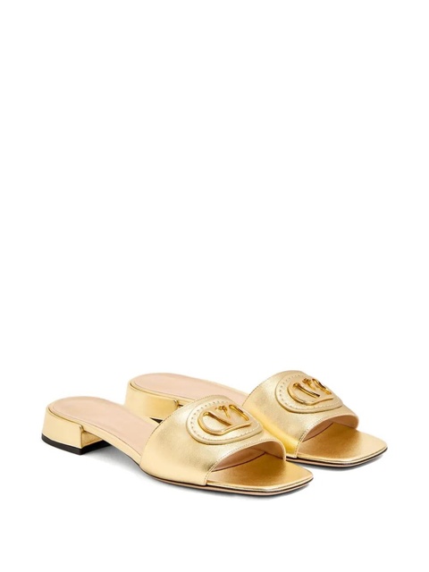 Valentino Garavani 20mm VLogo Signature slides - Gold - zdjęcie produktu nr 2