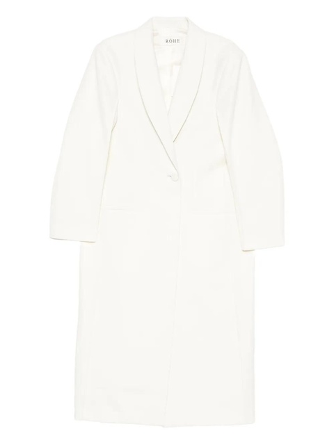 Róhe button-fastening coat - White - zdjęcie produktu nr 1