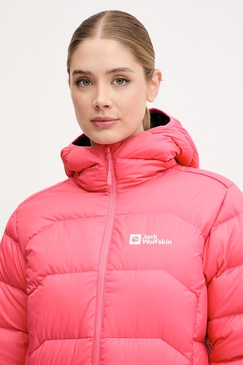 Jack Wolfskin kurtka sportowa puchowa Ather Down kolor różowy A60330 - zdjęcie produktu nr 2