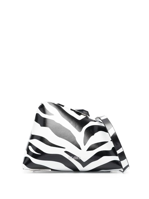 The Attico 8.30pm logo-print clutch bag - Black - zdjęcie produktu nr 1