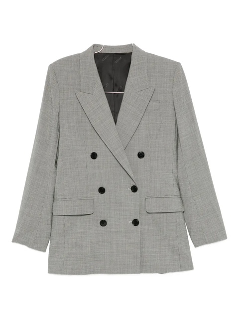 MARANT ÉTOILE checked double-breasted jacket - Grey - zdjęcie produktu nr 1