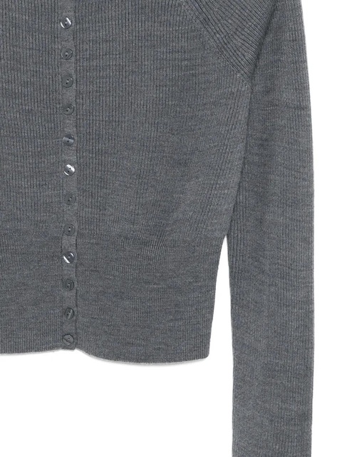Reformation Merino cardigan - Grey - zdjęcie produktu nr 1