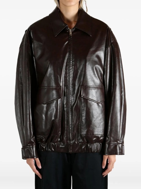 MM6 Maison Margiela flap-pockets jacket - Brown - zdjęcie produktu nr 1