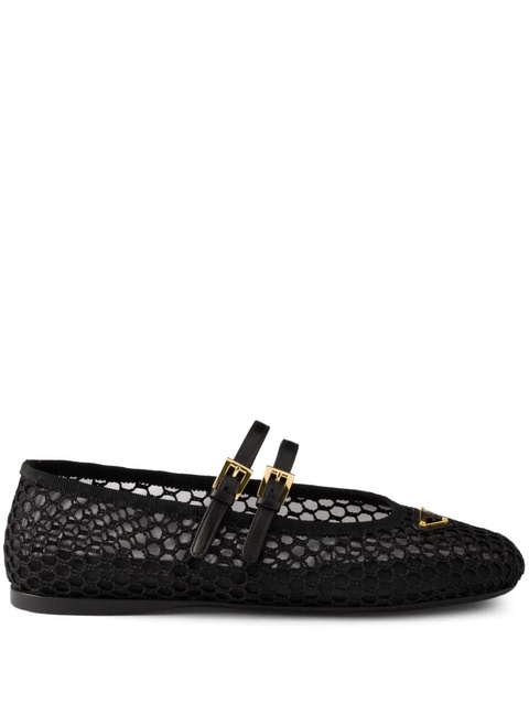 Prada mesh ballerina shoes - Black - zdjęcie produktu nr 1
