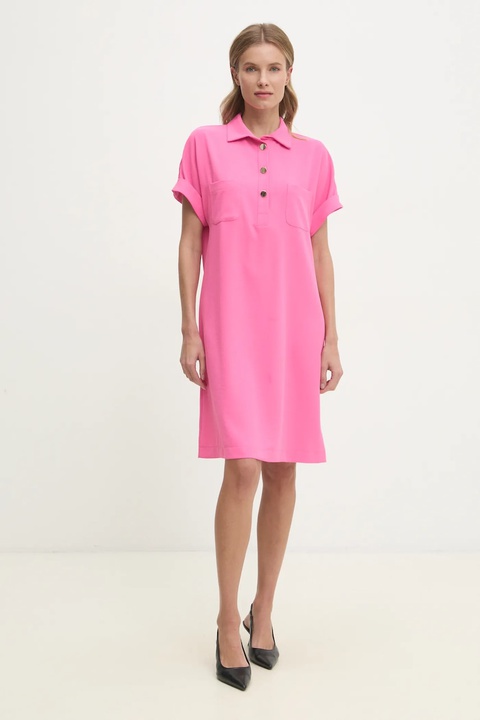 Joseph Ribkoff sukienka kolor różowy mini oversize 251272 - zdjęcie produktu nr 2