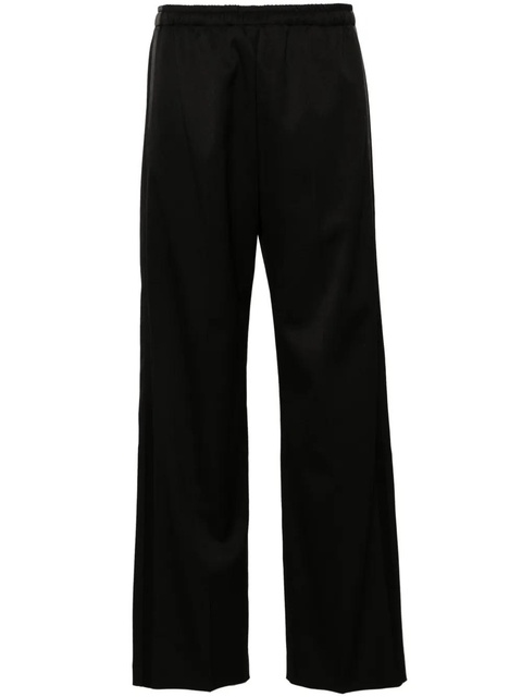 MM6 Maison Margiela drawstring straight-leg trousers - Black - zdjęcie produktu nr 1