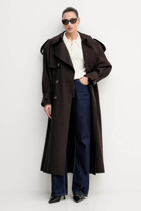 Gestuz sweter wełniany damski kolor beżowy 10910589 - zdjęcie produktu nr 2