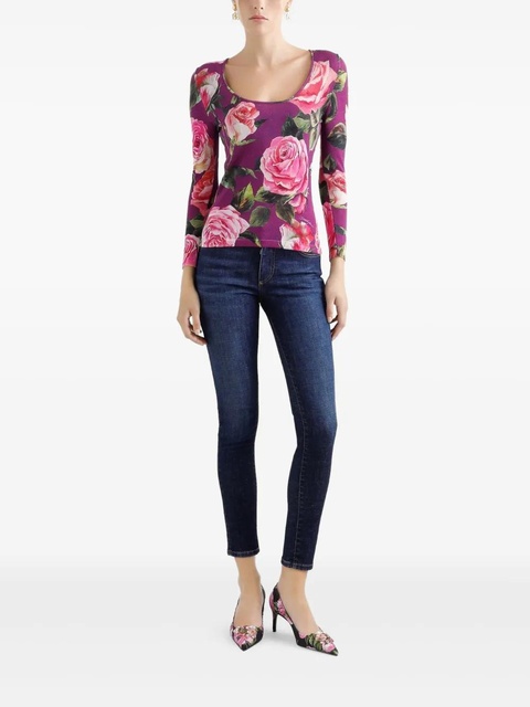 Dolce & Gabbana logo-plaque jeans - Blue - zdjęcie produktu nr 1