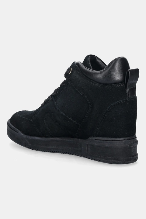 Twinset sneakersy zamszowe damskie kolor czarny 252TGT016 - zdjęcie produktu nr 2