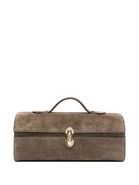 Savette Symmetry top-handle clutch bag - Brown - zdjęcie produktu nr 1