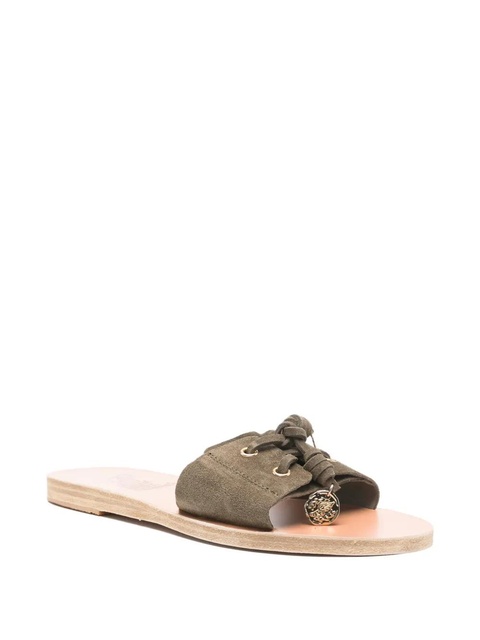 Ancient Greek Sandals Verina knotted-detail sandals - Green - zdjęcie produktu nr 1