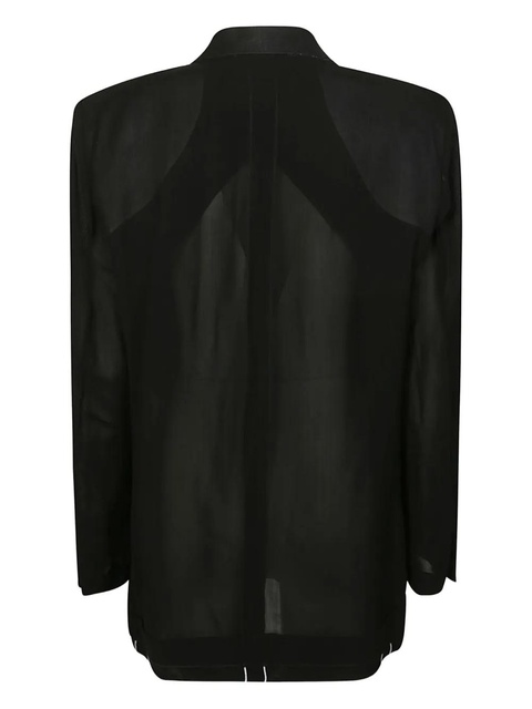 Victoria Beckham peak-lapels blazer - Black - zdjęcie produktu nr 2