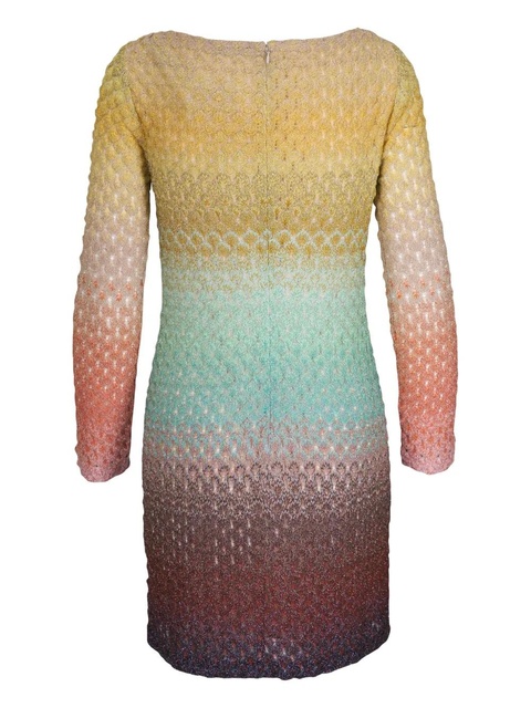 Missoni faded-effect mini dress - Yellow - zdjęcie produktu nr 2