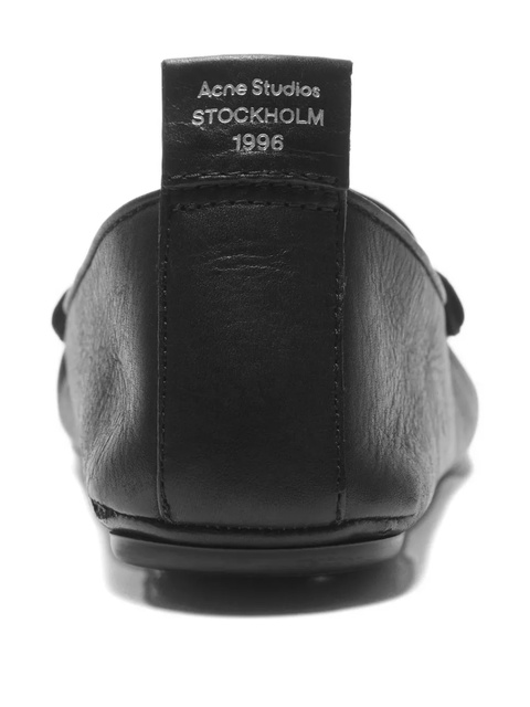 Acne Studios penny-slot leather loafers - Black - zdjęcie produktu nr 2