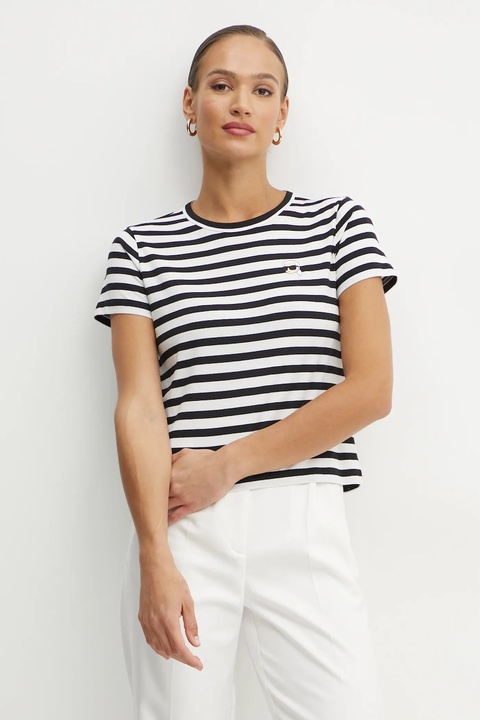 Karl Lagerfeld t-shirt bawełniany damski kolor czarny A1W17099 - zdjęcie produktu nr 1