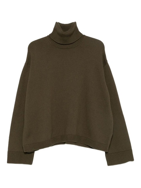 The Frankie Shop roll-neck sweater - Green - zdjęcie produktu nr 1