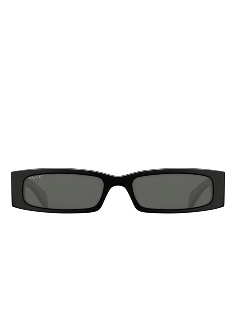 Gucci Eyewear rectangle full-rim sunglasses - Black - zdjęcie produktu nr 2