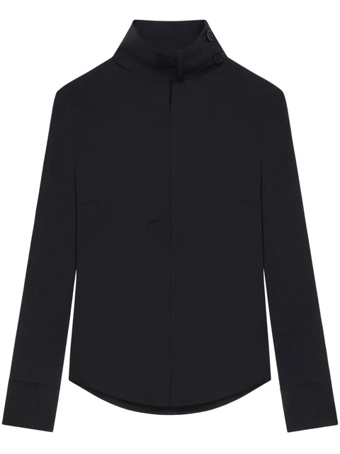 Courrèges scarf-detail blouse - Black - zdjęcie produktu nr 1