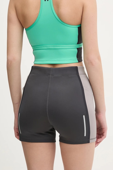 adidas by Stella McCartney szorty damskie kolor szary wzorzyste high waist JG1057 - zdjęcie produktu nr 2