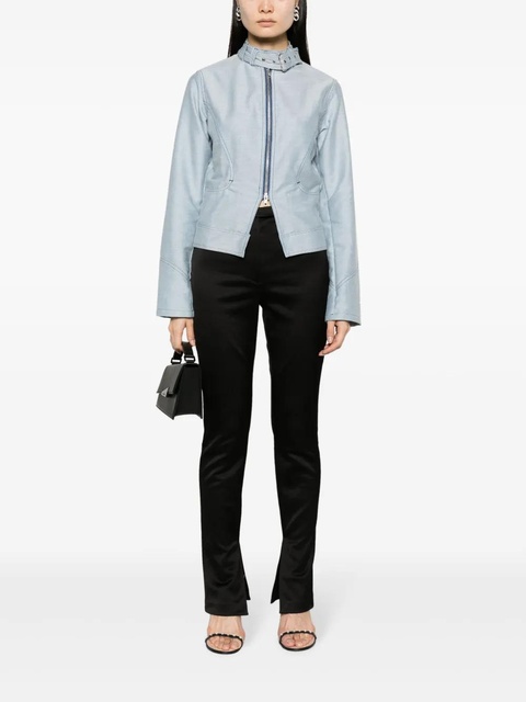 Alexander Wang stretch-satin tailored legging - Black - zdjęcie produktu nr 2