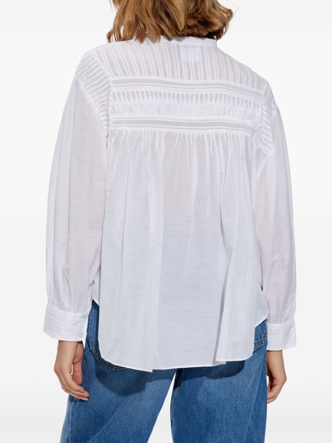 MARANT ÉTOILE Plalia shirt - White - zdjęcie produktu nr 2