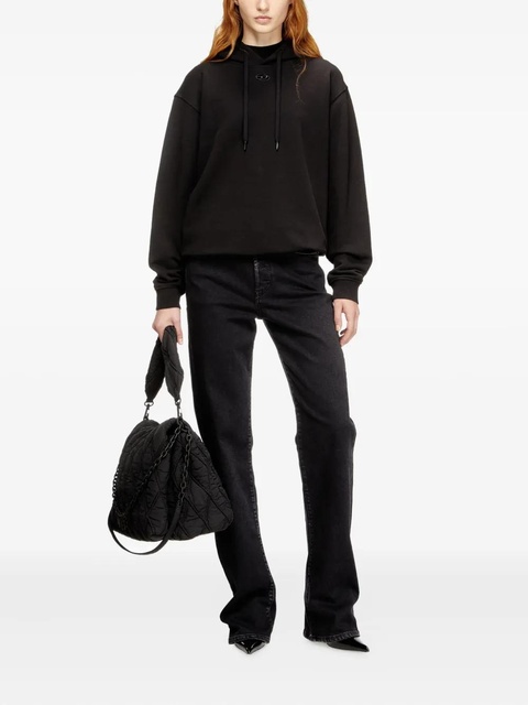 Diesel F-Normy logo-embroidery hoodie - Black - zdjęcie produktu nr 2