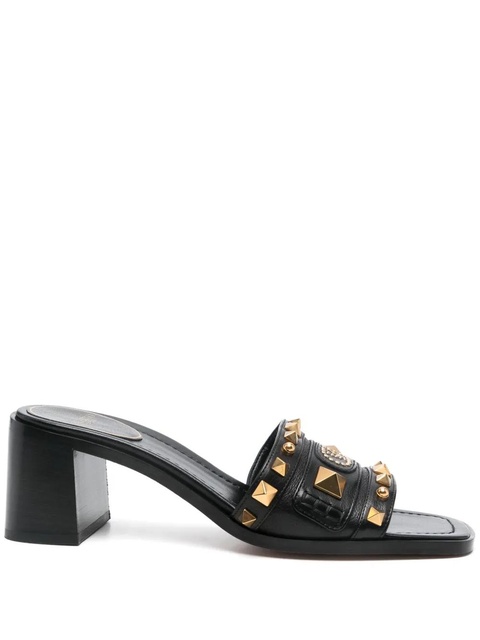 Valentino Garavani 65mm VLogo Signature mules - Black - zdjęcie produktu nr 1