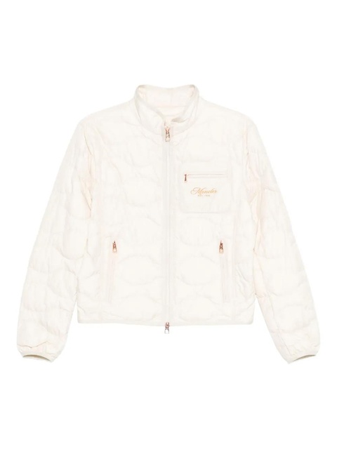 Moncler quilted zip-front jacket - Neutrals - zdjęcie produktu nr 1